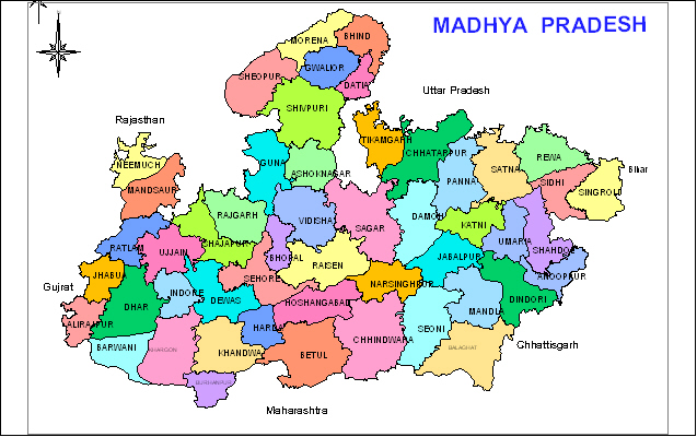 Village map of MP